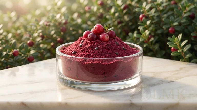 Bột hạt nam việt quất nguyên chất tinh khiết màu đỏ thẫm giàu Omega 3-6-9 cho sức khỏe tim mạch.